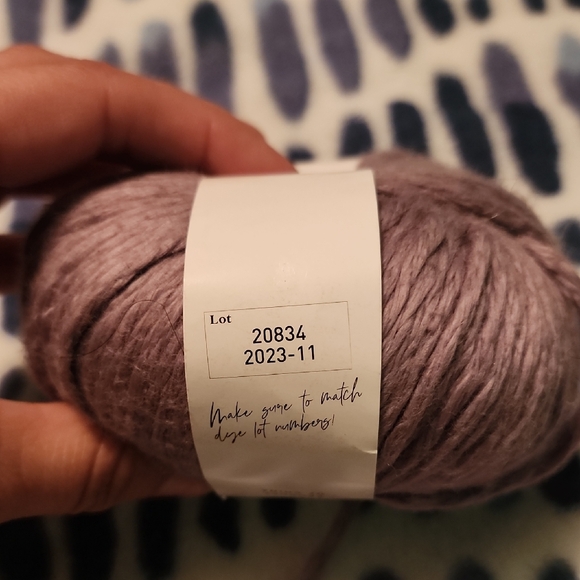 Lion Brand Mako Cotton Yarn in Purple 1 Of 8 - Picture 3 of 3